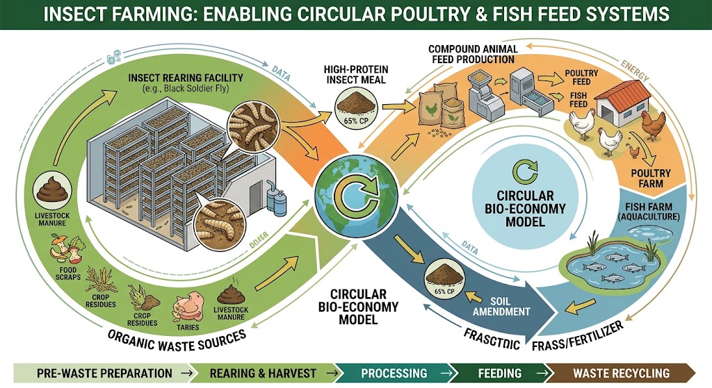 Trash to Protein: How Insect Farming is Transforming Indian Feed