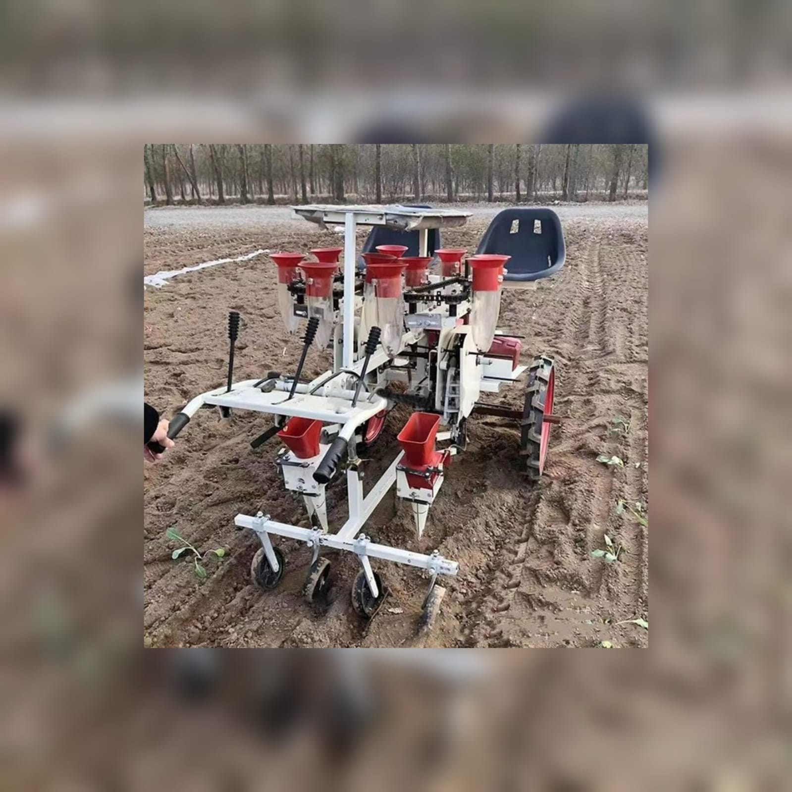 Multi-Row Vegetable Seedling Transplanter: Smart Farming