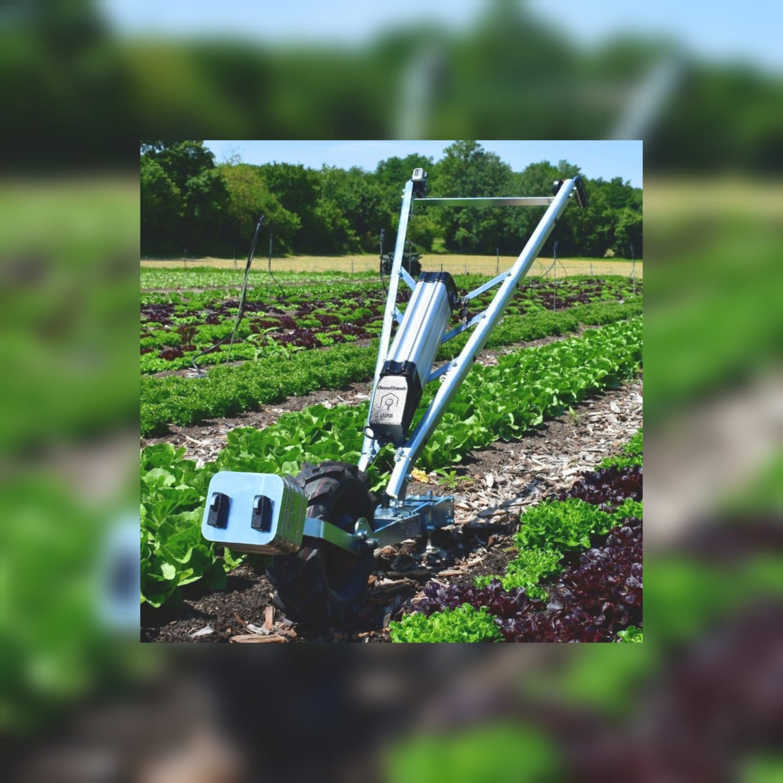 Electric Wheel Hoe - NanoTrack MK2: Smart Cultivation
