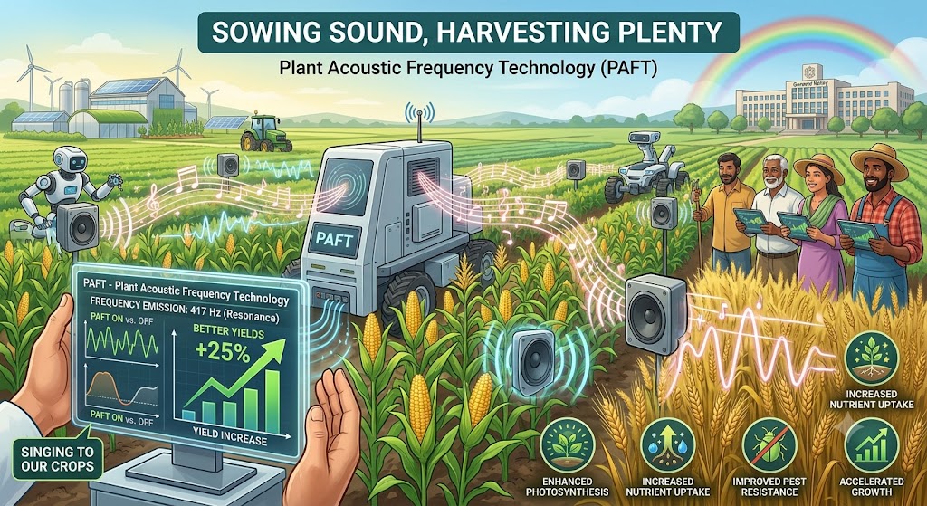 Plant Acoustic Frequency Technology (PAFT) in India