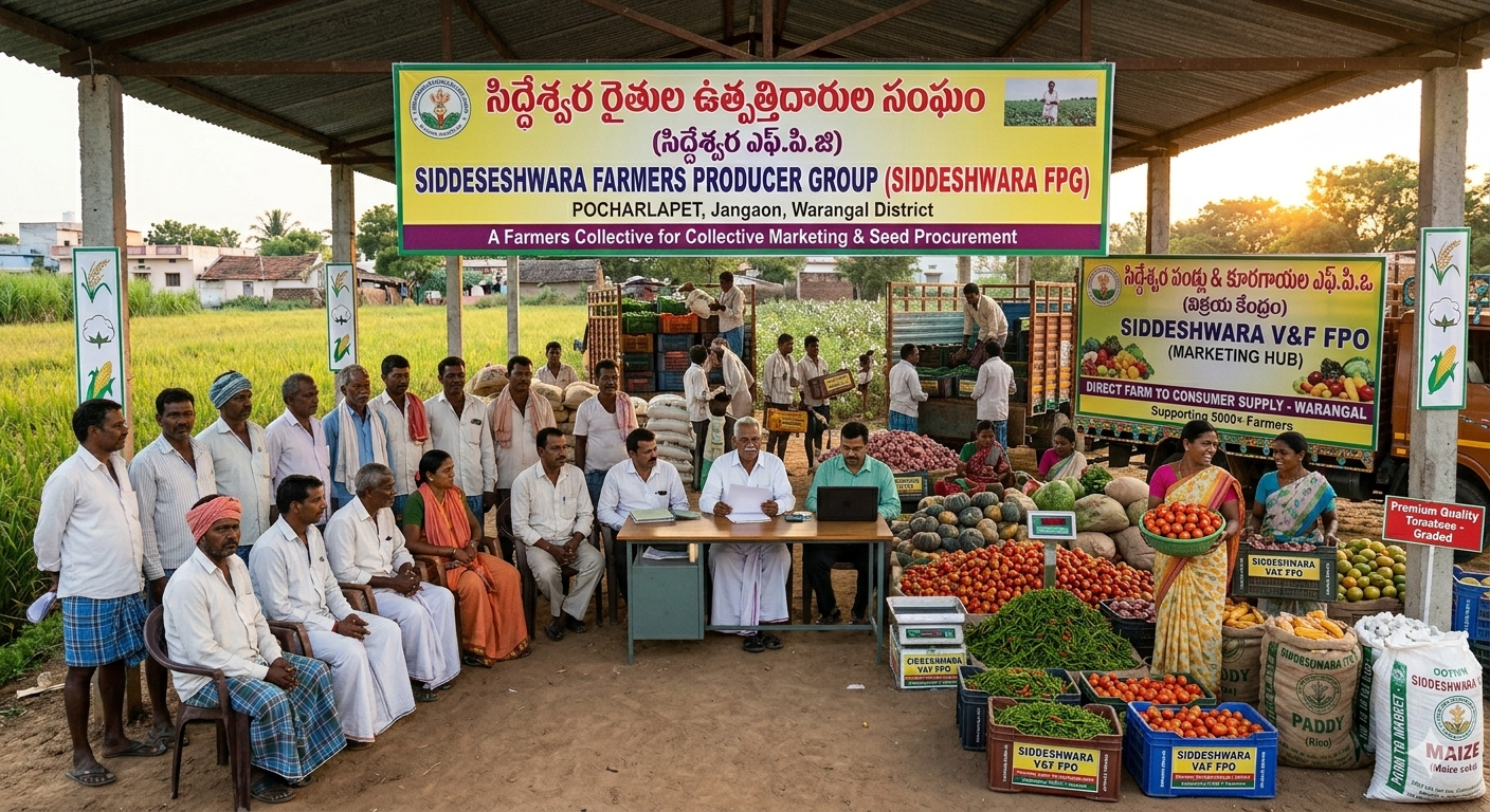 How Siddeshwara FPG Drives Rural Growth for Warangal Farmers