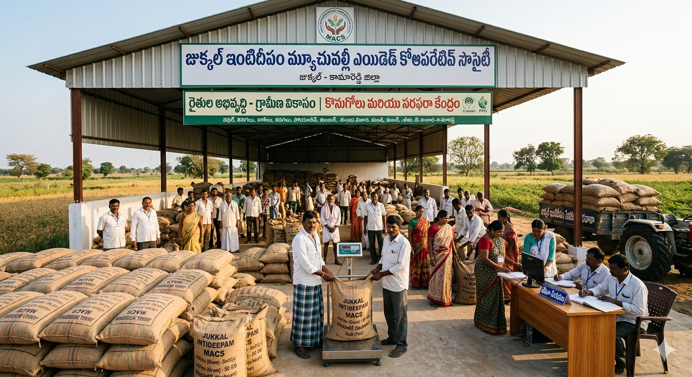 Jukkal Intideepam MACS: Transforming Agriculture in Telangana