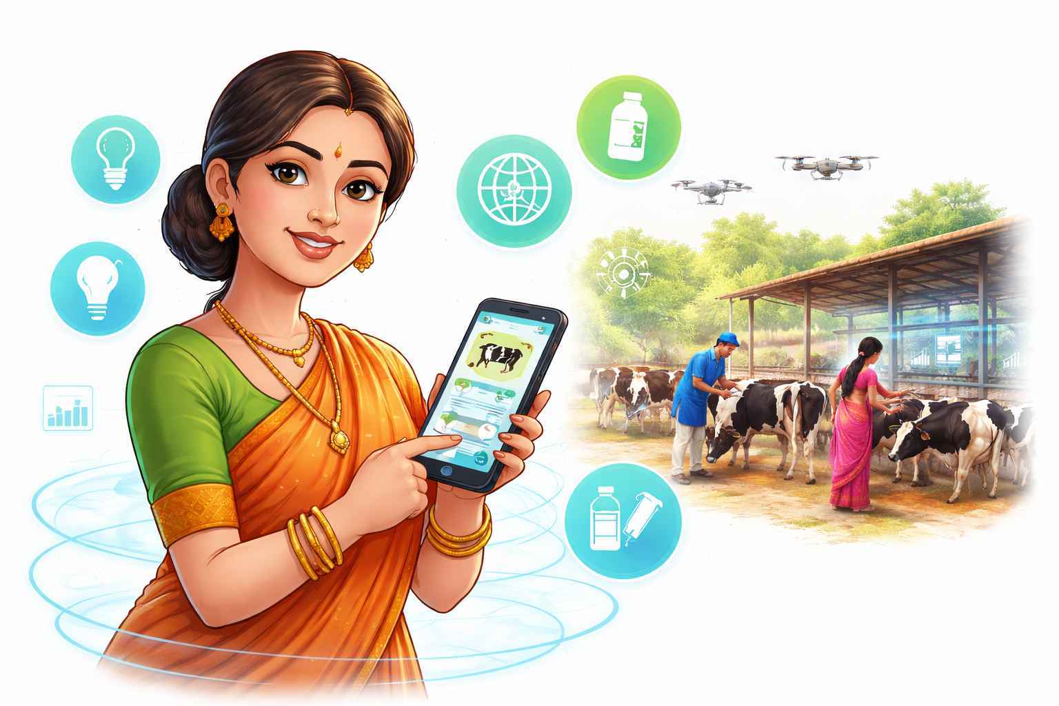 Sarlaben AI: Democratizing India's Dairy Management via Voice