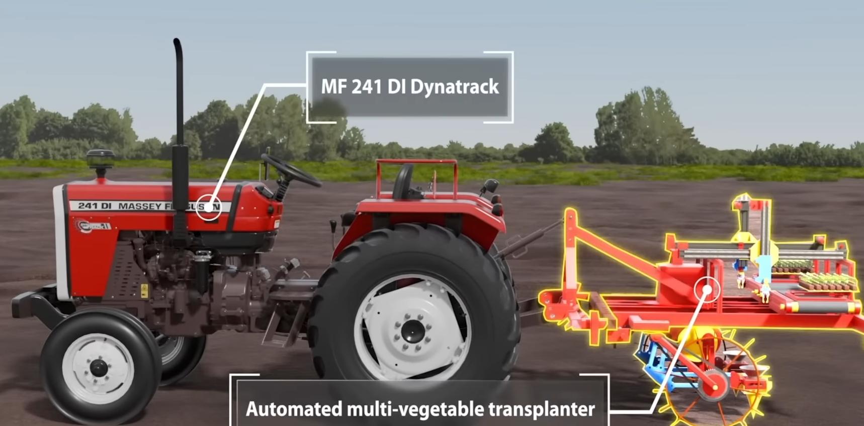 Massey Automated Multi-Vegetable Transplanter: Farm Smart