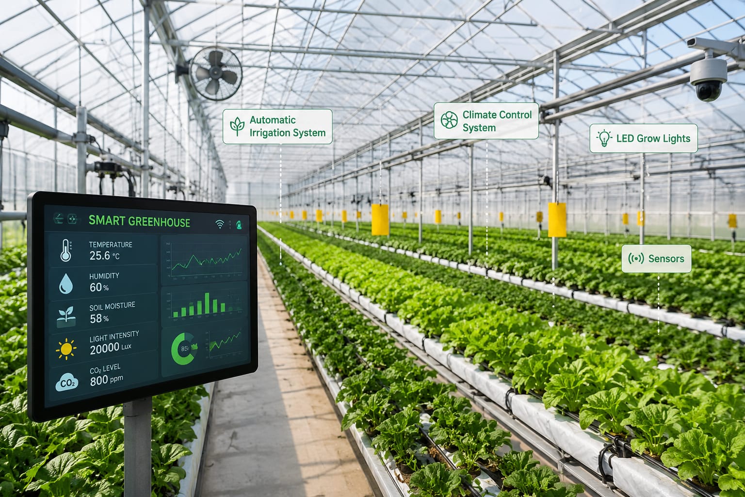 Smart Greenhouse Farming: China’s Fully Automated Ecosystems