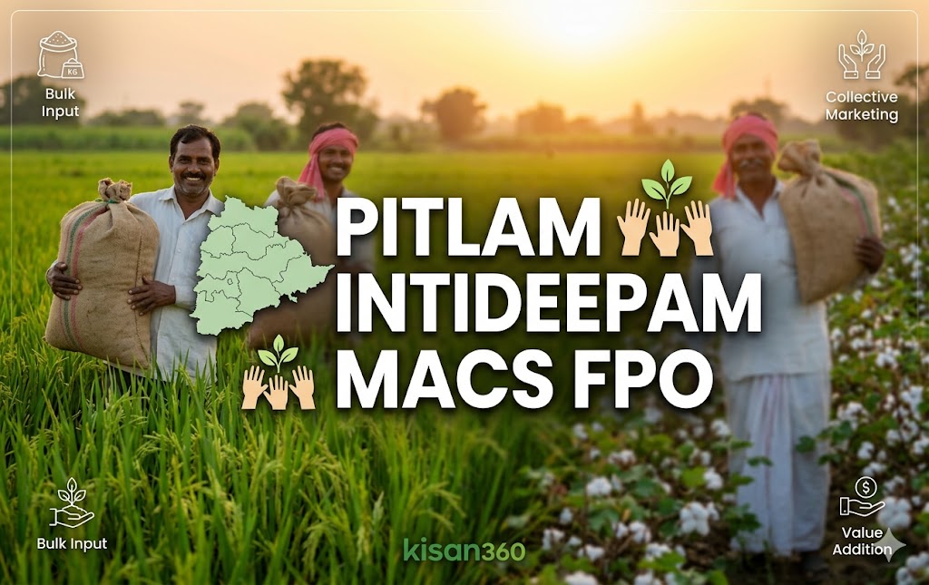 Pitlam Intideepam MACS FPO: Empowering Telangana Farmers