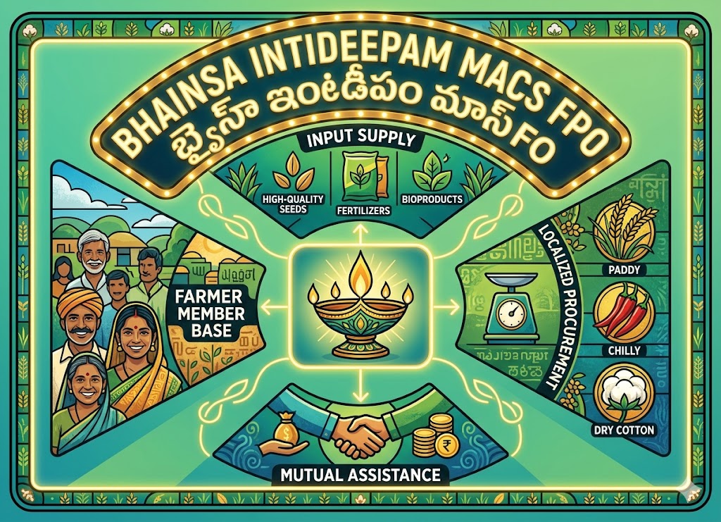 Bhainsa Intideepam MACS: Empowering Local Nirmal Farmers