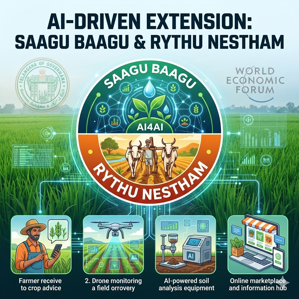 Saagu Baagu & Rythu Nestham: AI-Driven Farming in Telangana