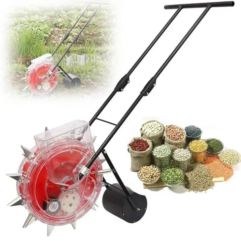 Stainless Steel Seed Sower | Manual Agricultural Seeder Tool