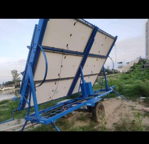 Solar Tractor Attachable Trolley | Solar Powered Farm Trailer