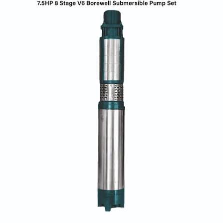 V6 SUBMERSIBLE PUMP SETS (THREE PHASE) 7.5 HP 8 STAGE