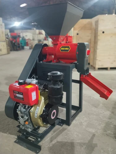 Agrobest 6N70DE Mini Rice Mill | Paddy Rice Milling Machine